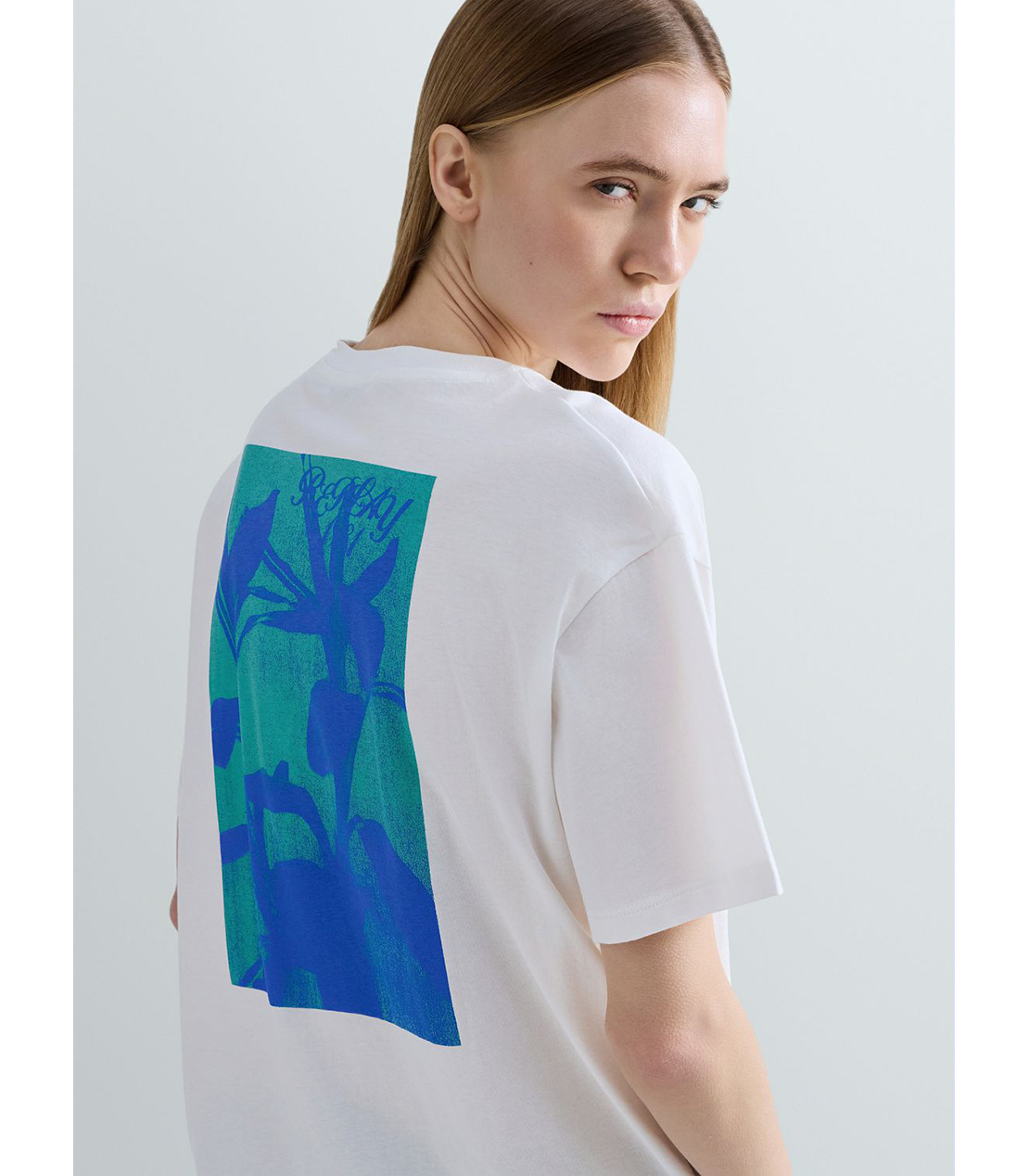 フラワープリントTシャツ 詳細画像 オフホワイト 7